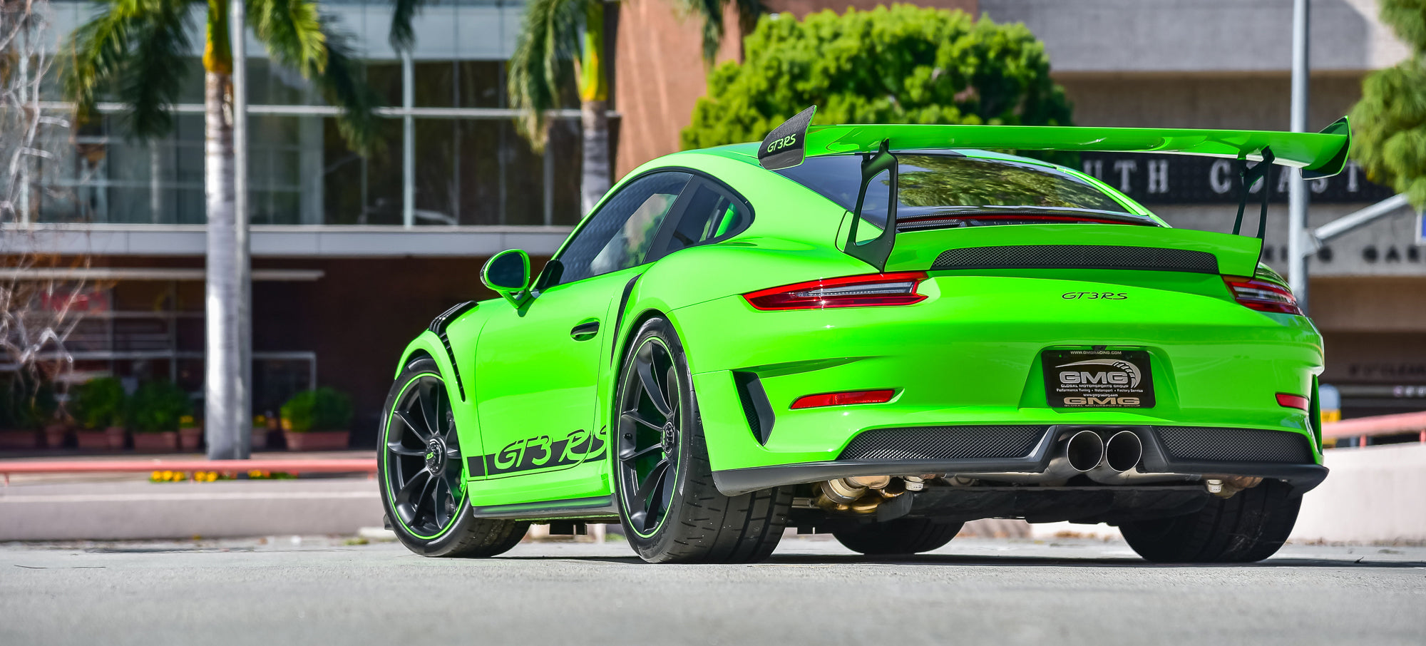 Lizard Green Porsche 991.2 GT3 RS gets Track Prepped and Carbon Fiber