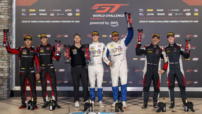 GMG Racing Retakes GT World Challenge America Pro-Am Championship Lead with Sebring Victory
