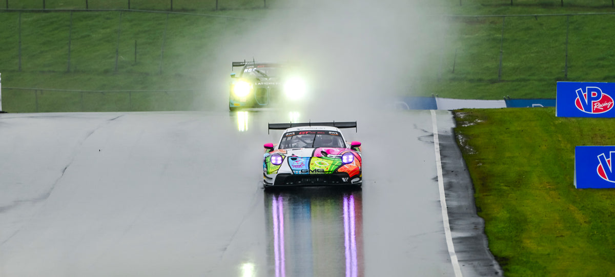 Kyle Washington Wins First GT America Race in Torrential Conditions at Sonoma