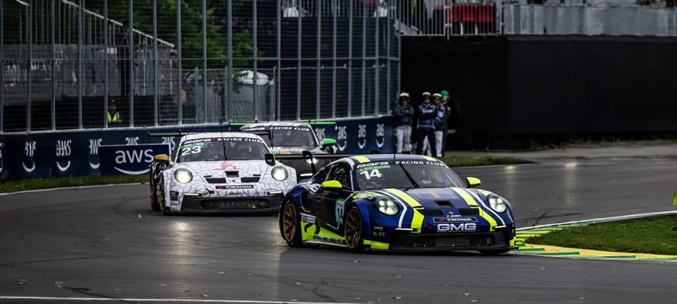 GMG Racing's Washington and Sofronas Achieve Masters Class Podium and Pro-Am Victory in Porsche Carrera Cup at Canadian Grand Prix