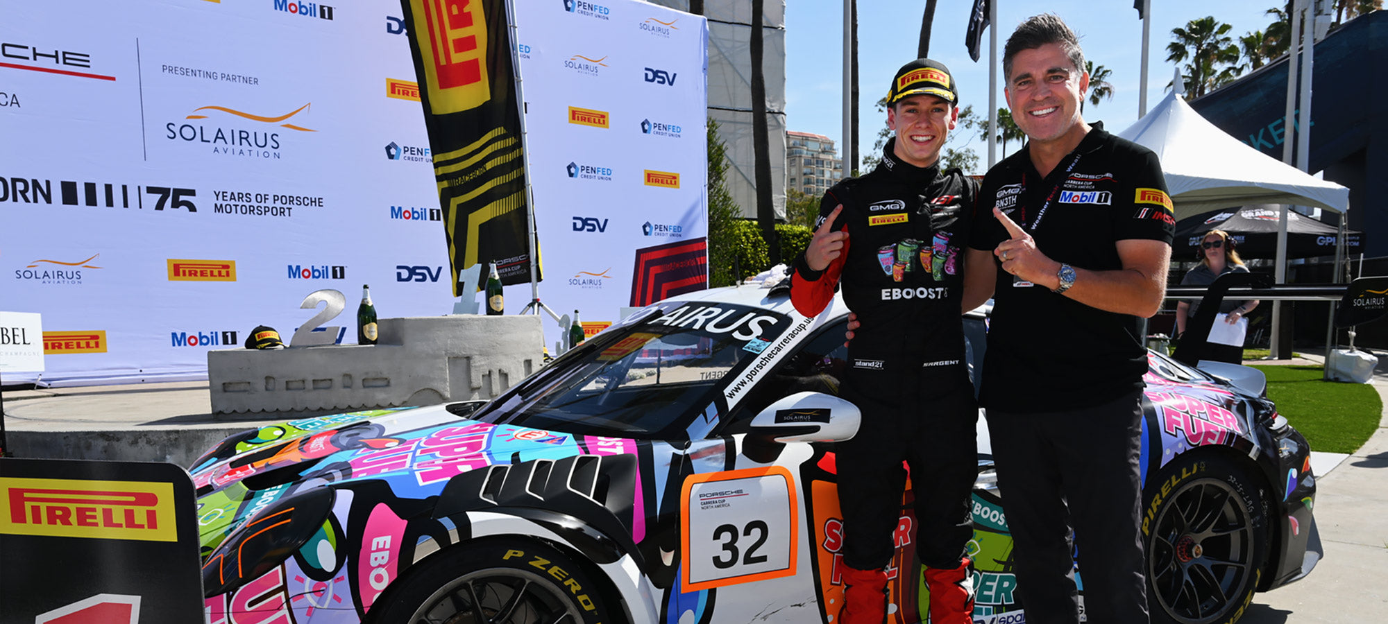 Sargent Delivers Carrera Cup Victory for GMG at Long Beach