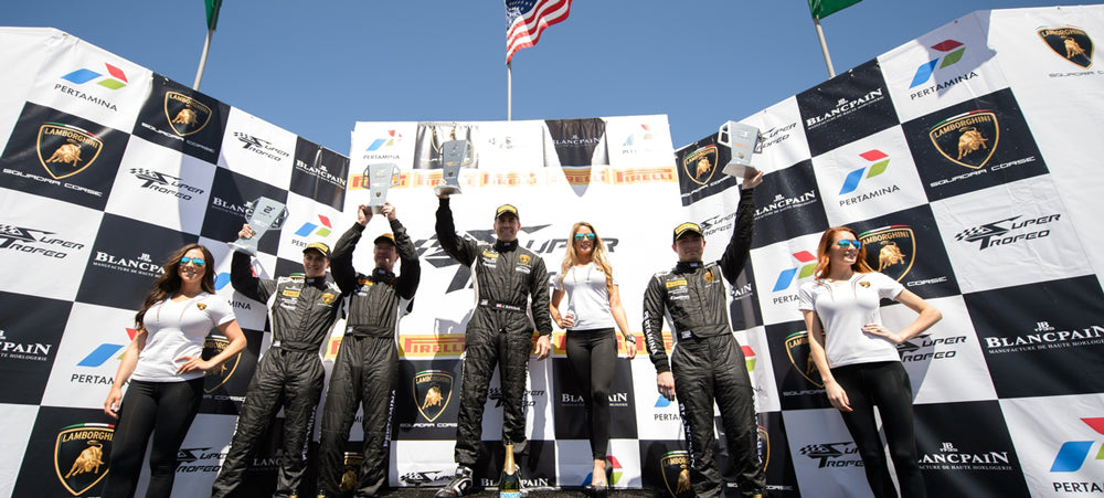 Victory and Podium Sweep for Sofronas, GMG in Lamborghini ST Season Opener at Monterey