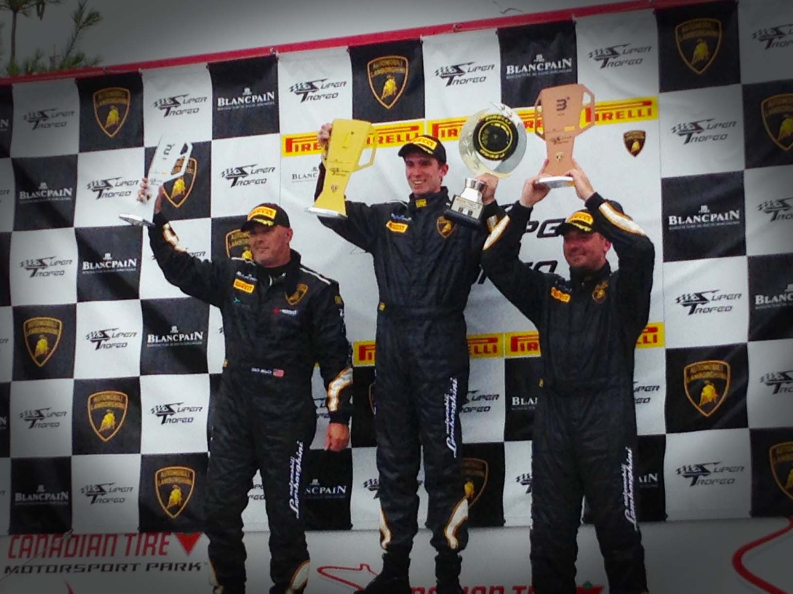 Consecutive Podiums Highlight GMG Lamborghini Blancpain Super Trofeo in Canada