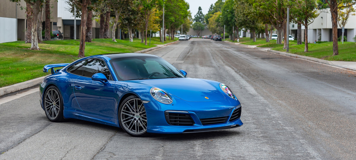 Techart and a Sapphire Blue Metallic 991.2 Porsche 911 Carrera