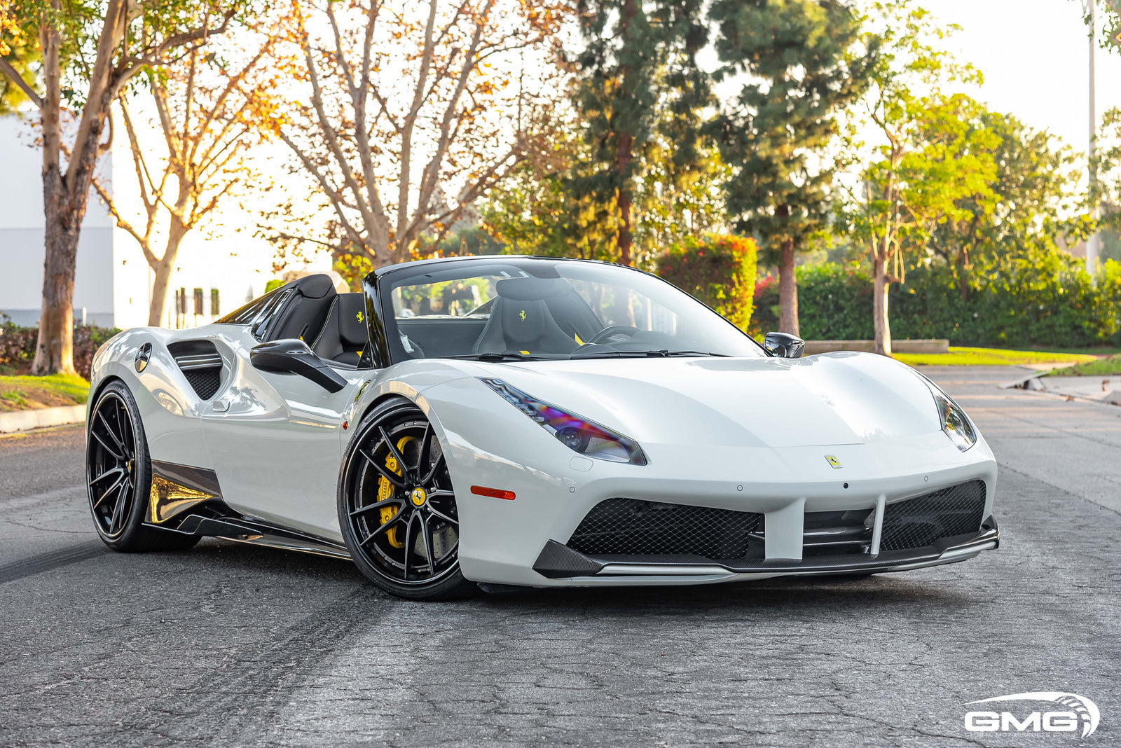 Bianco Avus Ferrari 488 Spider