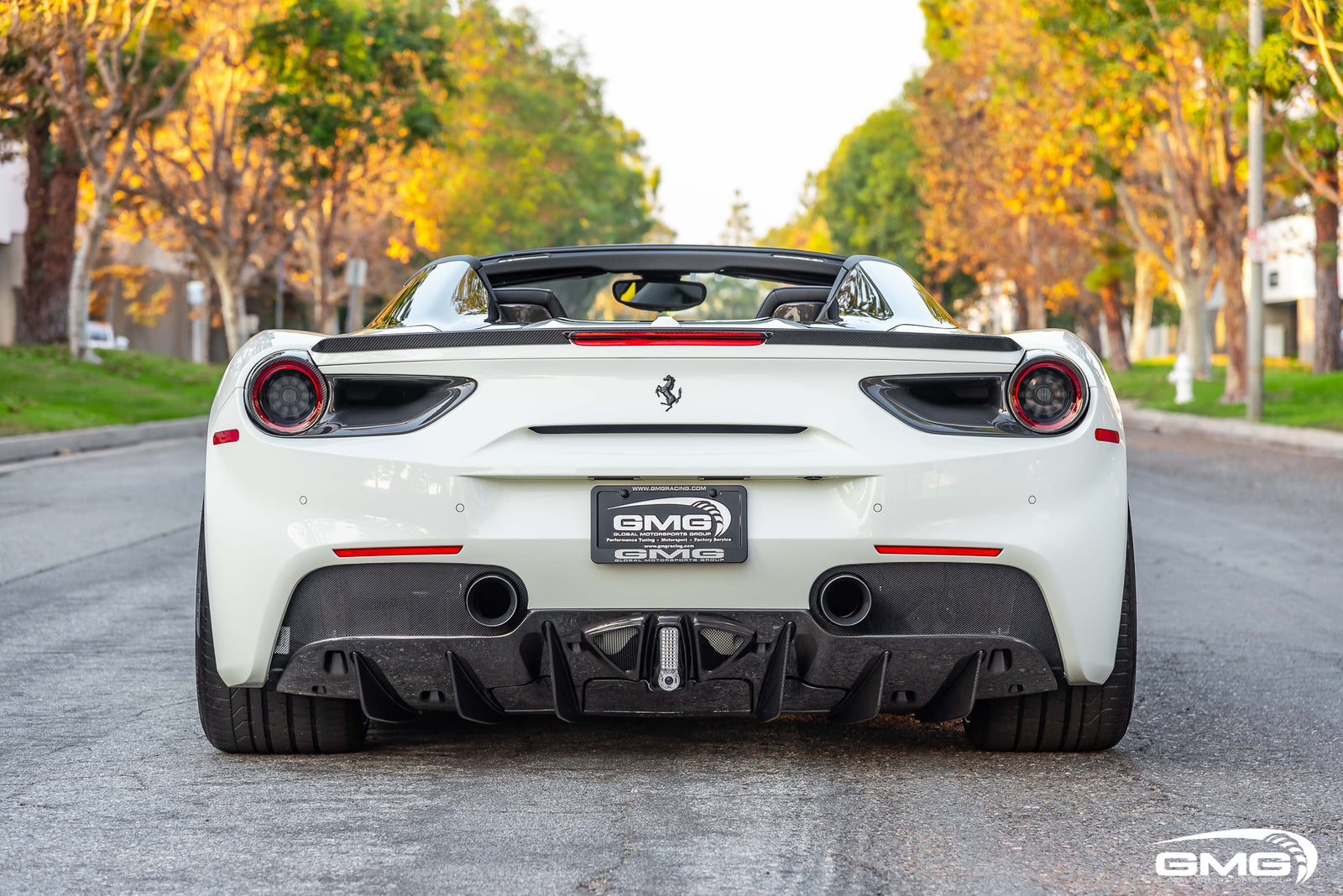 Bianco Avus Ferrari 488 Spider