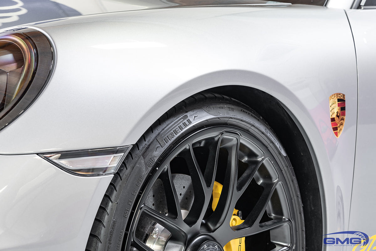 Silver Porsche 991.2 911 Carrera GTS Cab
