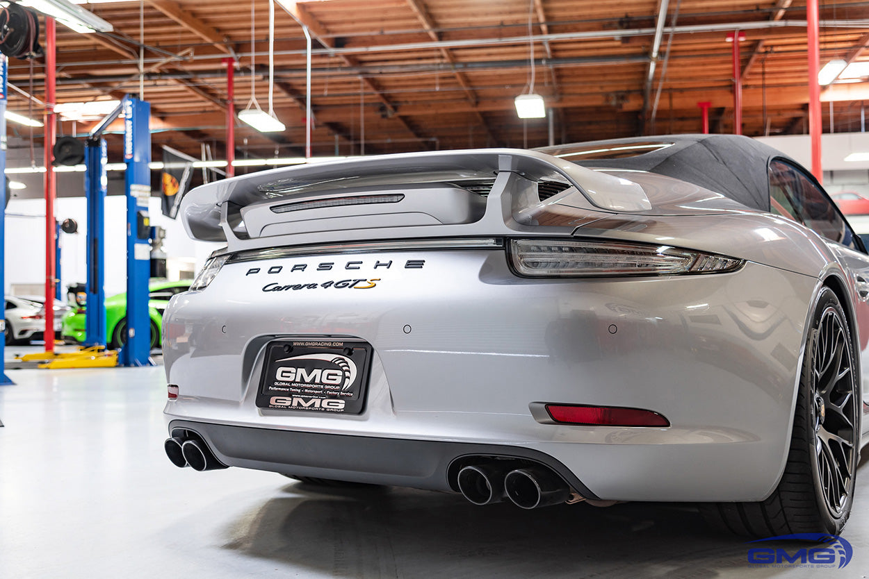 Silver Porsche 991.2 911 Carrera GTS Cab