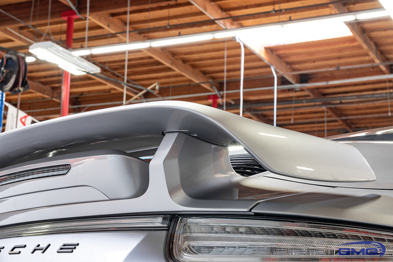 Silver Porsche 991.2 911 Carrera GTS Cab