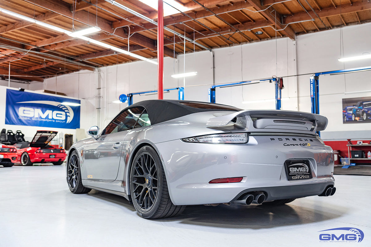 Silver Porsche 991.2 911 Carrera GTS Cab