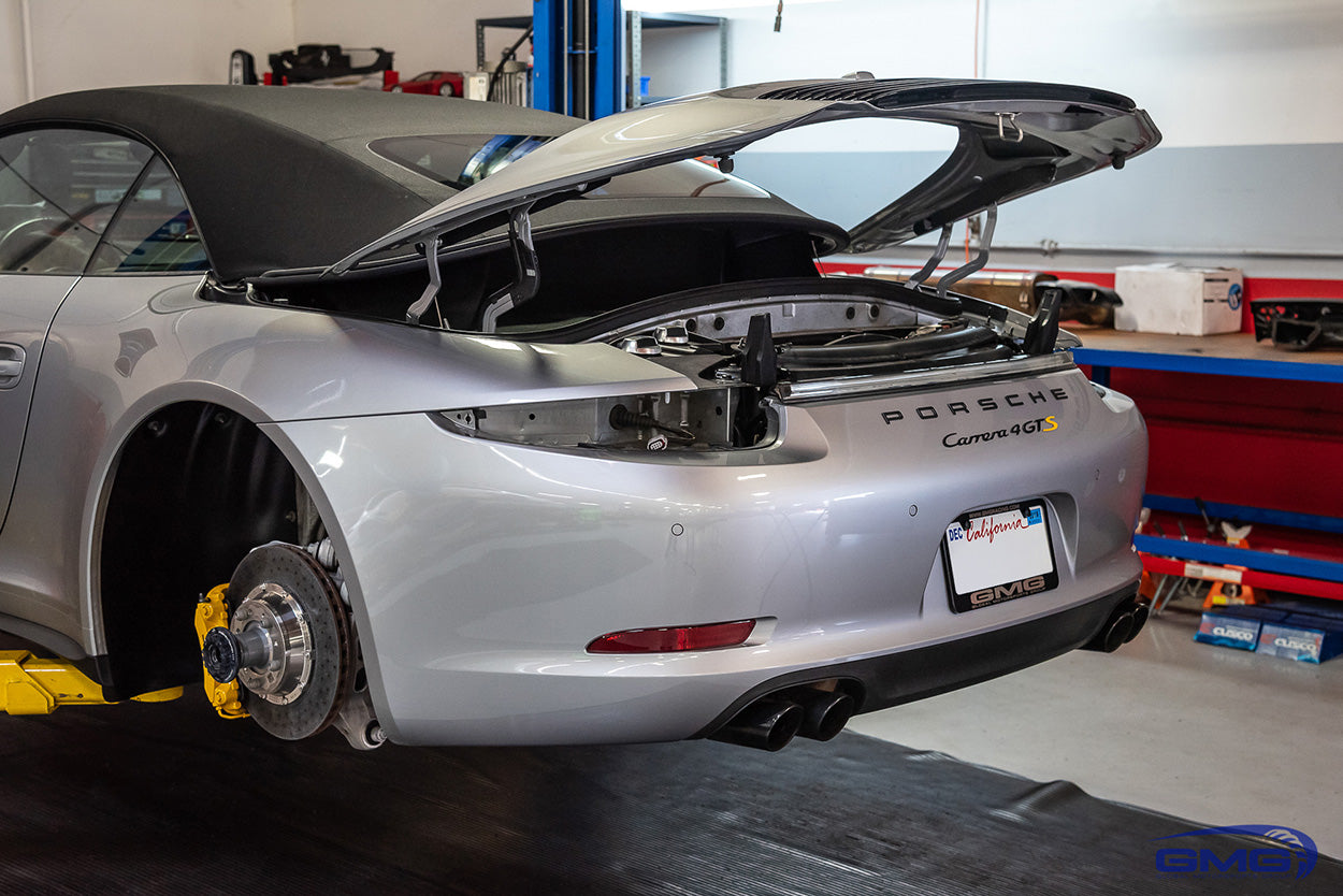 Silver Porsche 991.2 911 Carrera GTS Cab