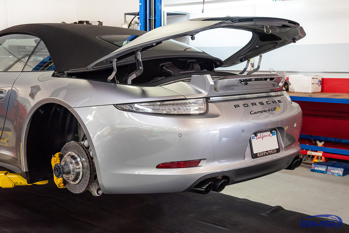 Silver Porsche 991.2 911 Carrera GTS Cab