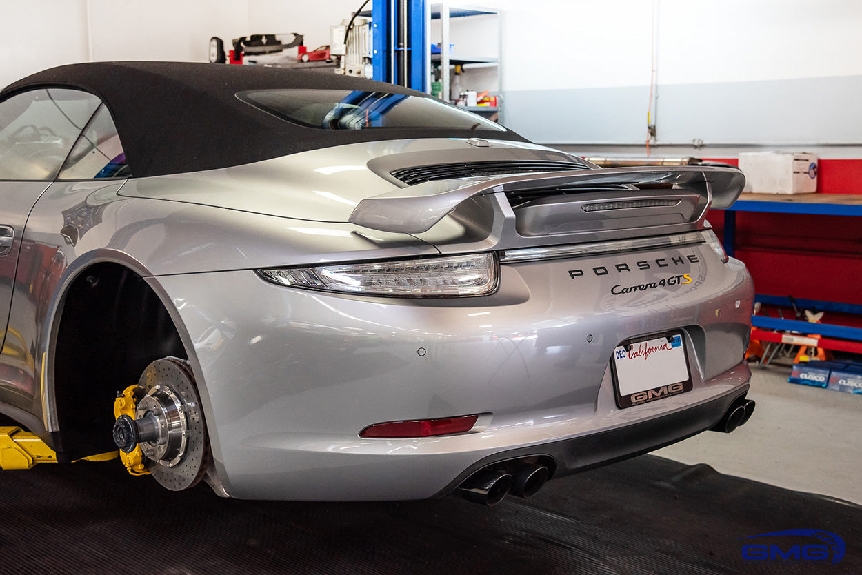 Silver Porsche 991.2 911 Carrera GTS Cab