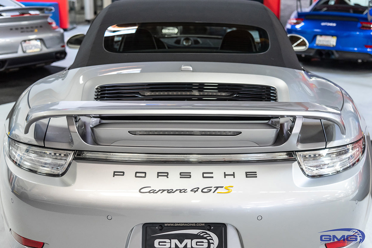 Silver Porsche 991.2 911 Carrera GTS Cab