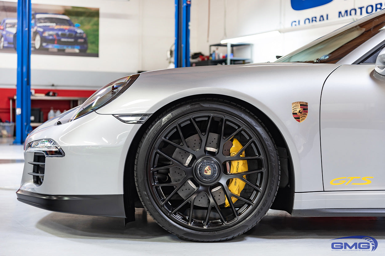 Silver Porsche 991.2 911 Carrera GTS Cab