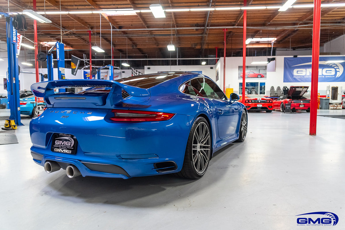 Sapphire Blue Metallic Porsche 991.2 Carrera (Techart)
