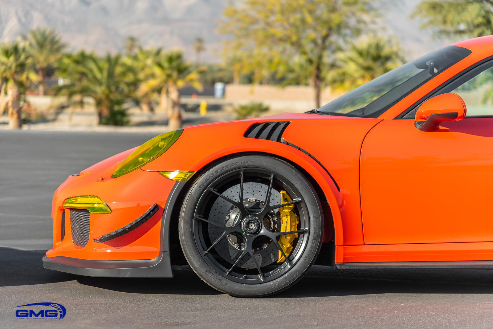 Lava Orange Porsche 991.1 GT3 RS