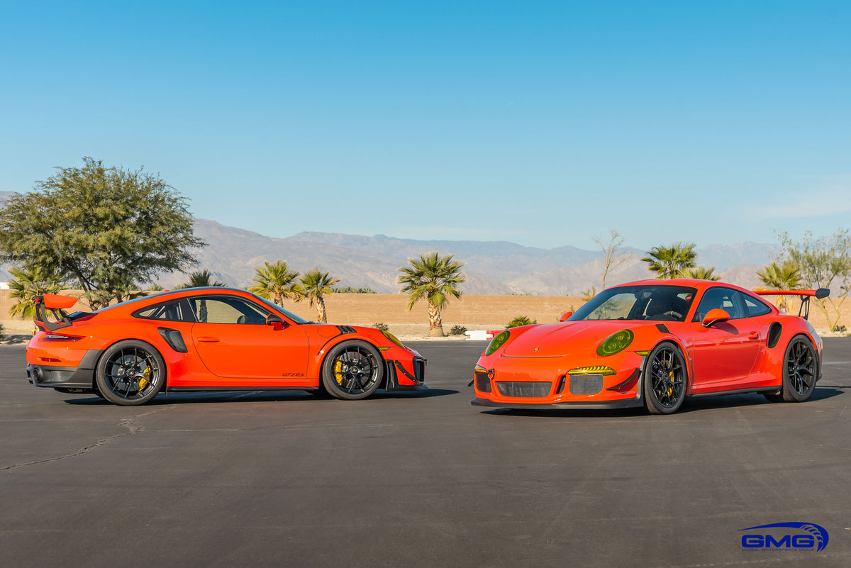Lava Orange Porsche 991.1 GT3 RS