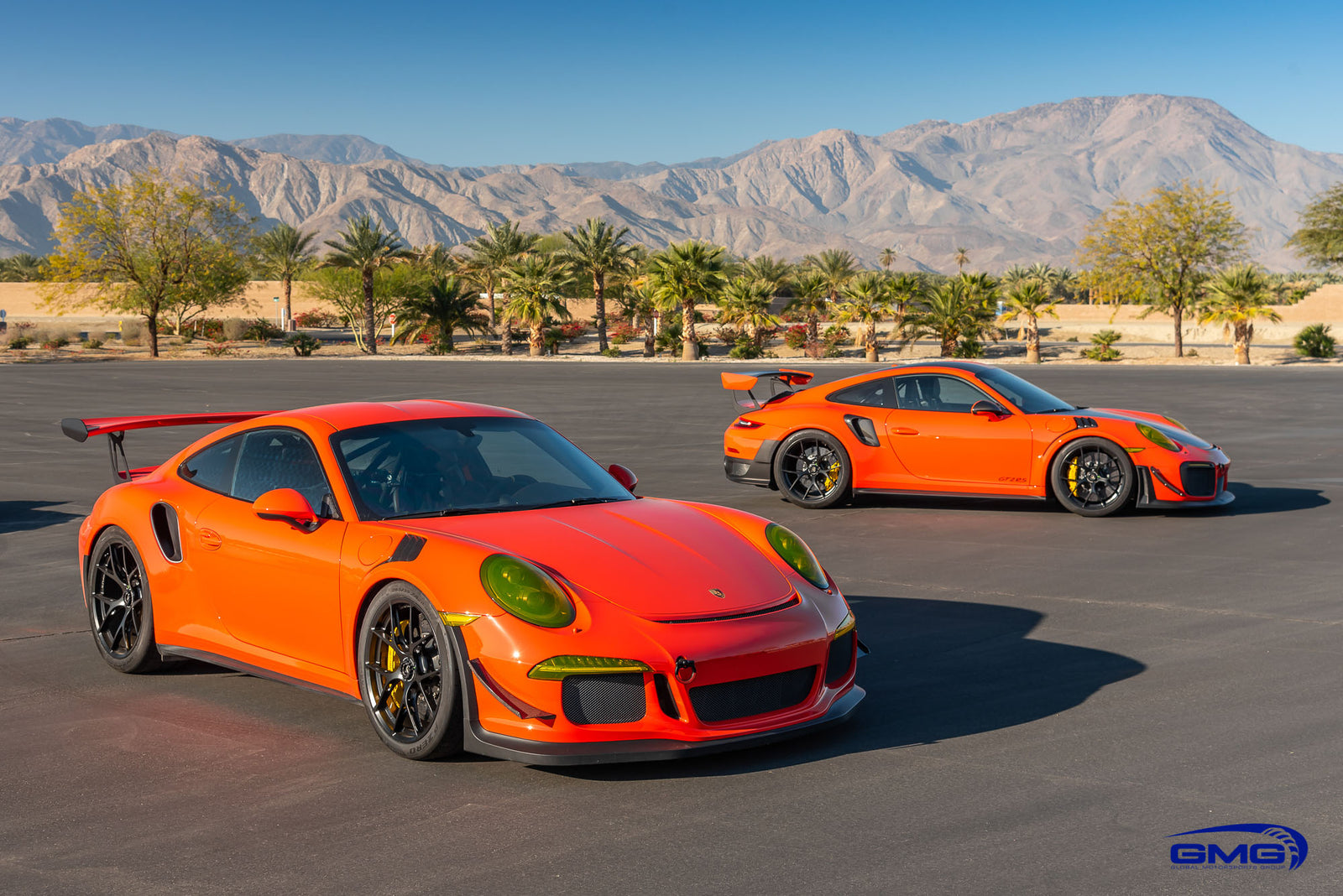 Lava Orange Porsche 991.1 GT3 RS