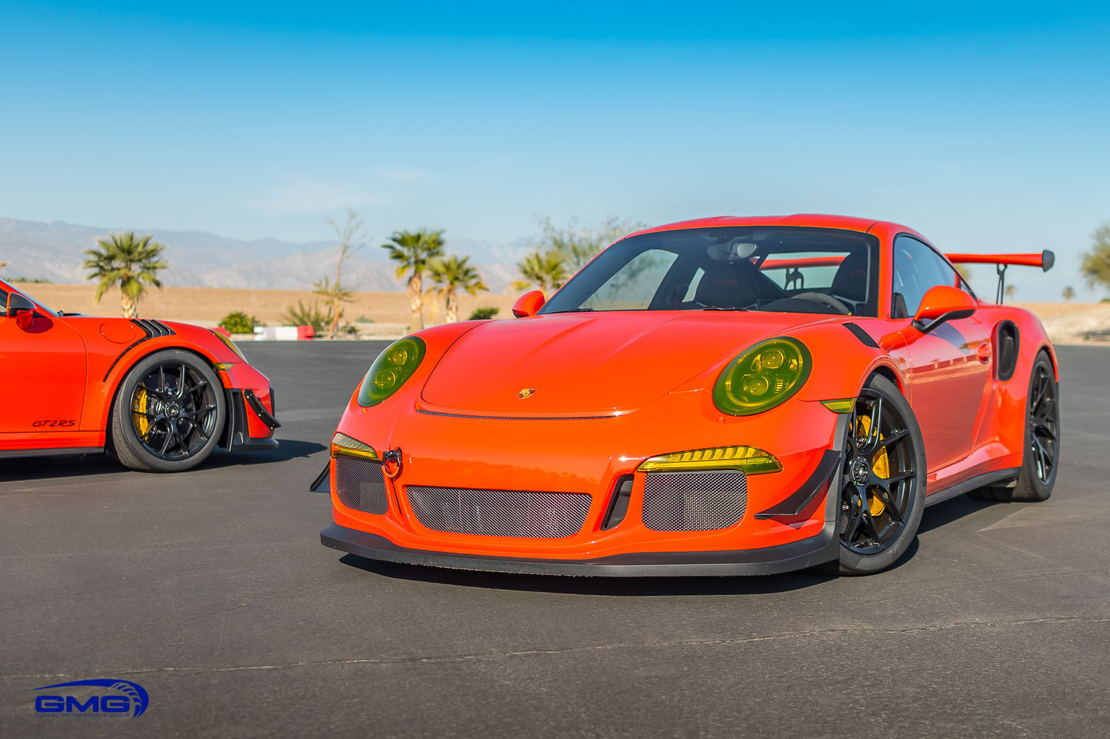 Lava Orange Porsche 991.1 GT3 RS