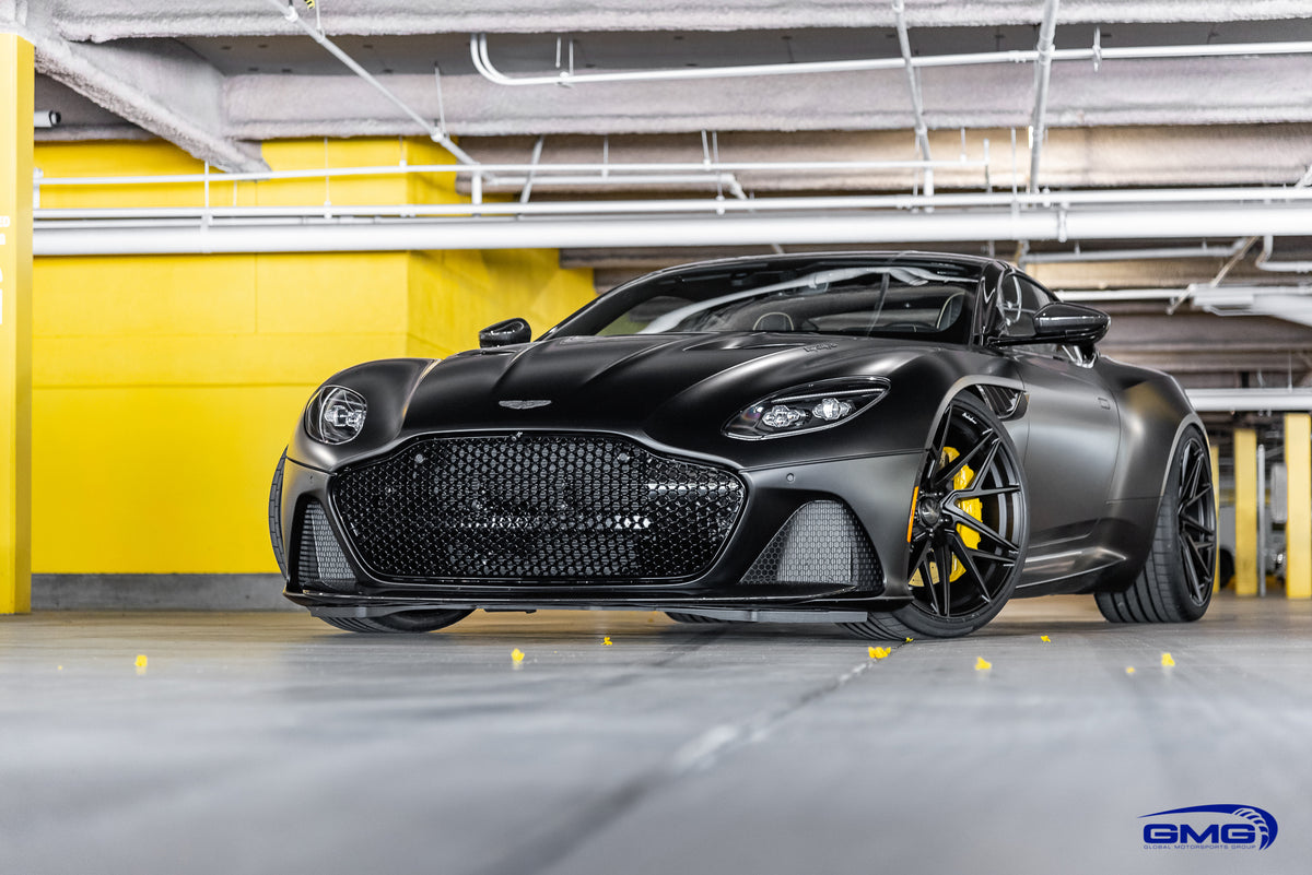 Matte Black Aston Martin DBS Superleggera