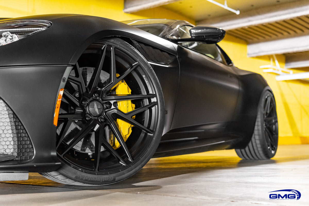 Matte Black Aston Martin DBS Superleggera