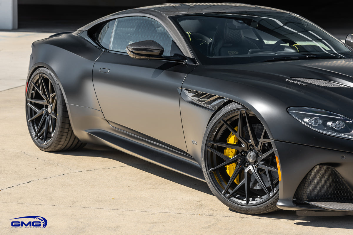 Matte Black Aston Martin DBS Superleggera