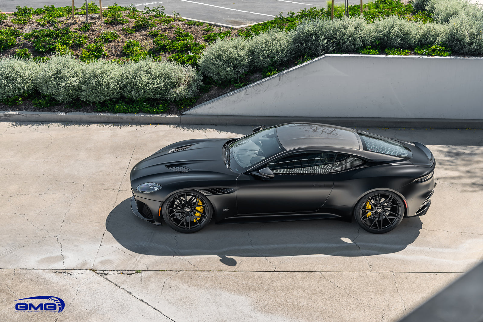 Matte Black Aston Martin DBS Superleggera