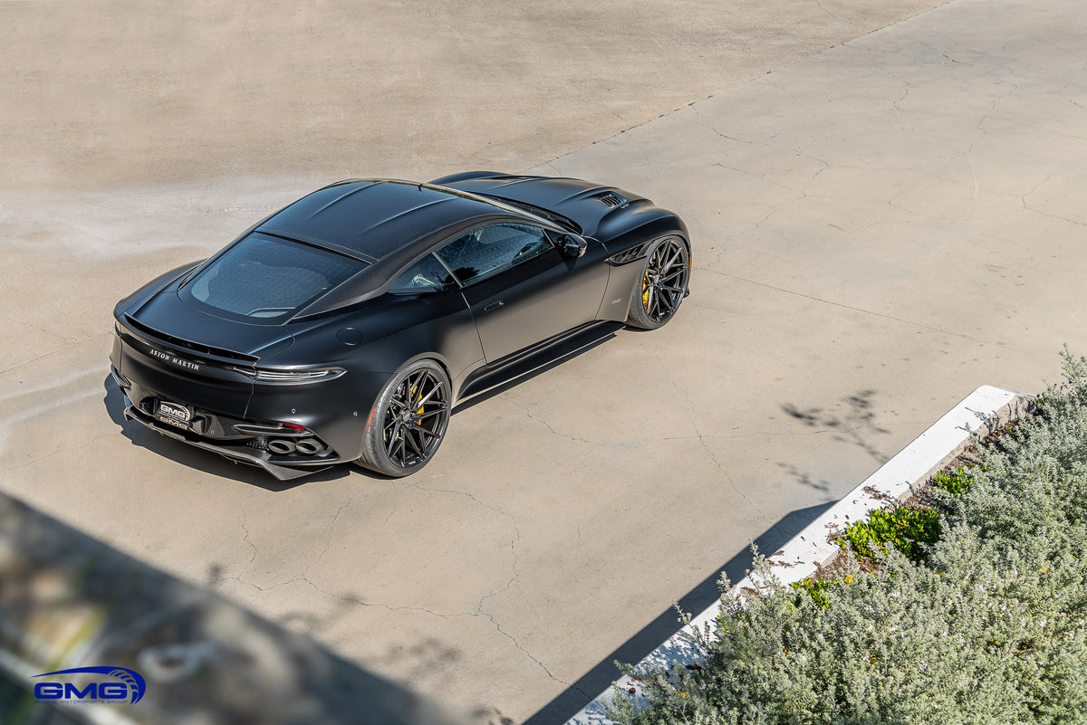 Matte Black Aston Martin DBS Superleggera