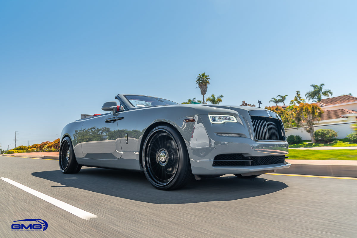 Burnout Grey Rolls-Royce Dawn