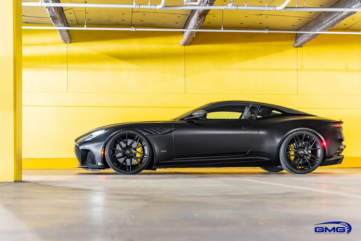 Matte Black Aston Martin DBS Superleggera