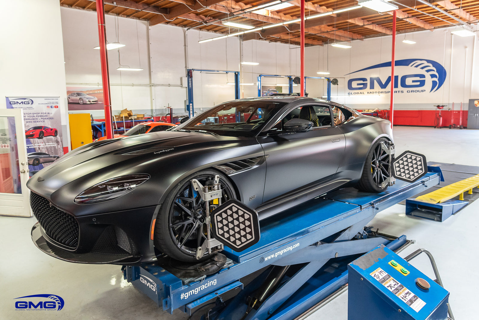 Matte Black Aston Martin DBS Superleggera