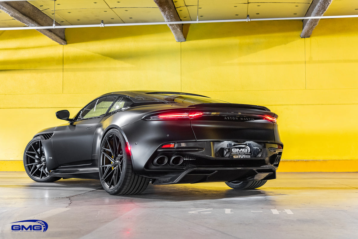 Matte Black Aston Martin DBS Superleggera