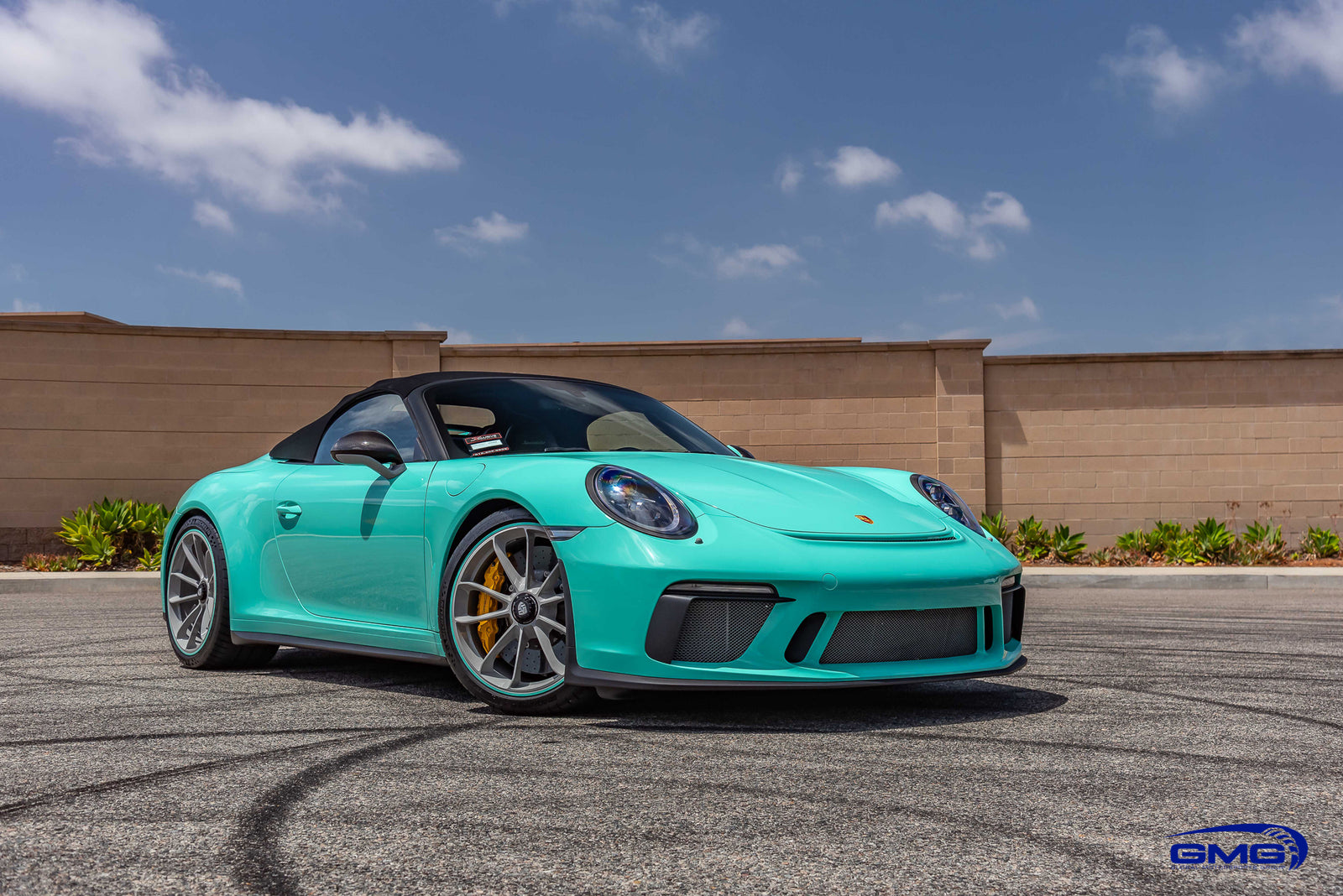 Mint Green Porsche 991 Speedster