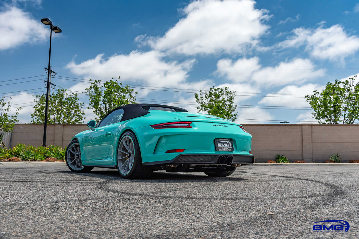 Mint Green Porsche 991 Speedster