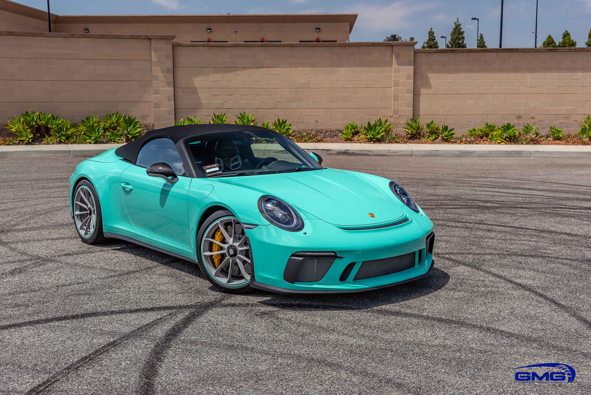 Mint Green Porsche 991 Speedster