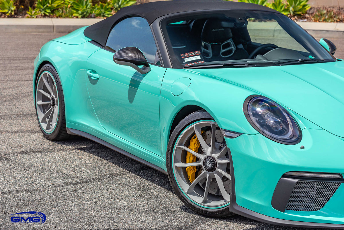 Mint Green Porsche 991 Speedster