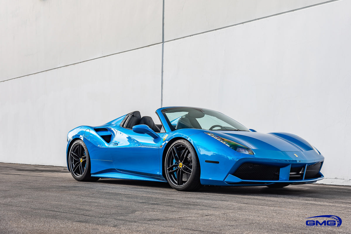 Blue Corsa Ferrari 488 Spider