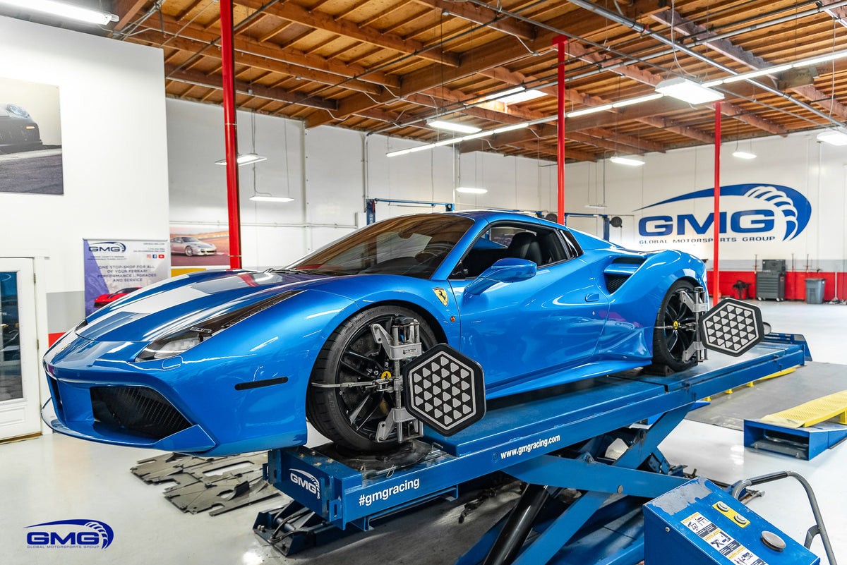 Blue Corsa Ferrari 488 Spider