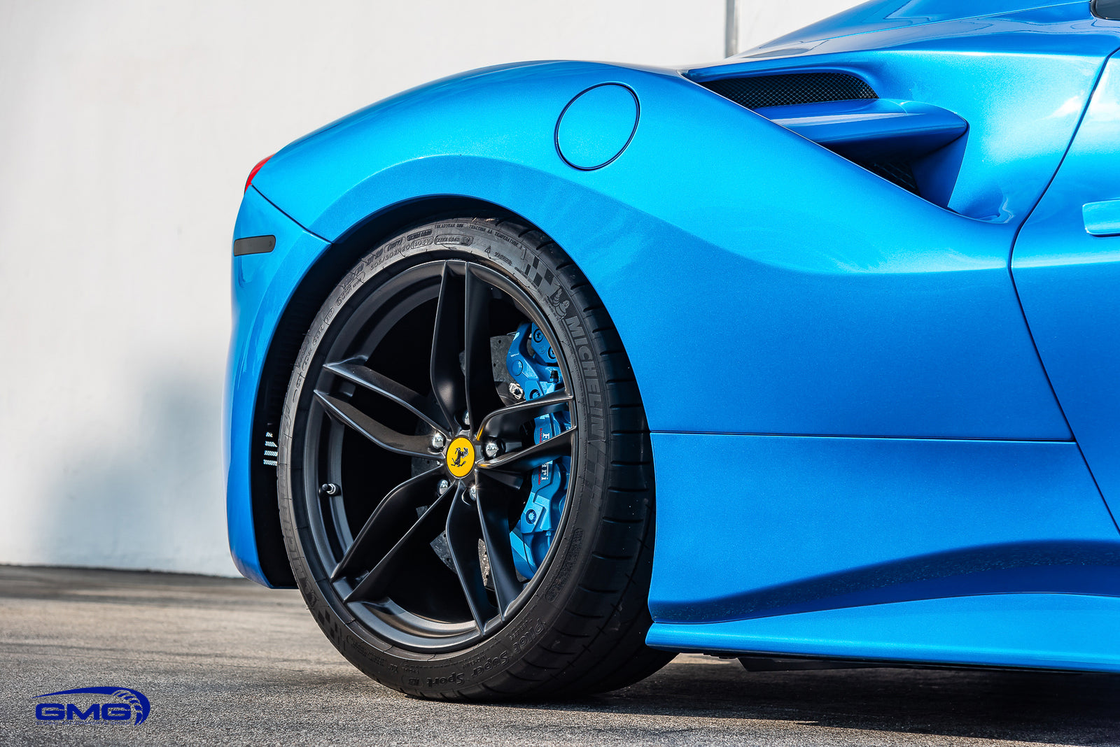 Blue Corsa Ferrari 488 Spider