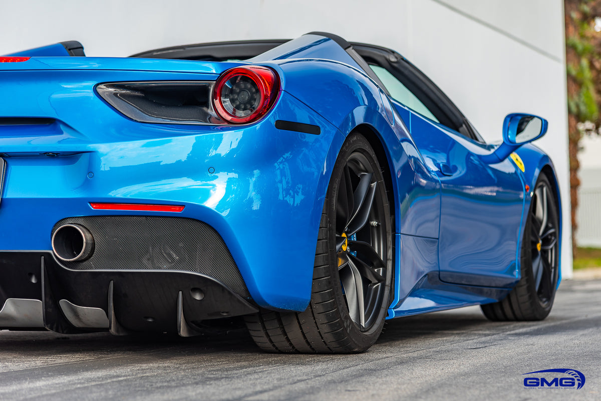 Blue Corsa Ferrari 488 Spider