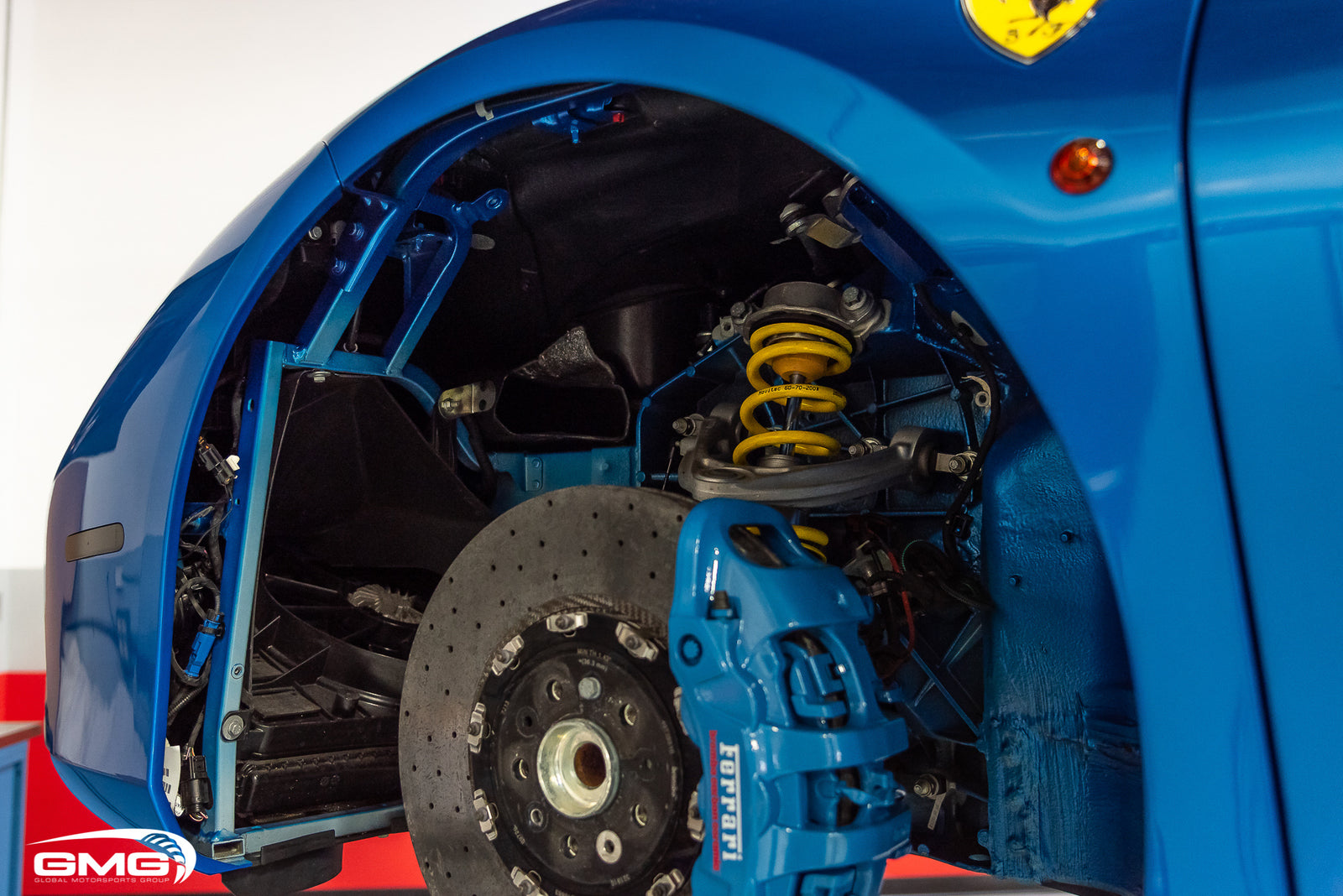 Blue Corsa Ferrari 488 Spider