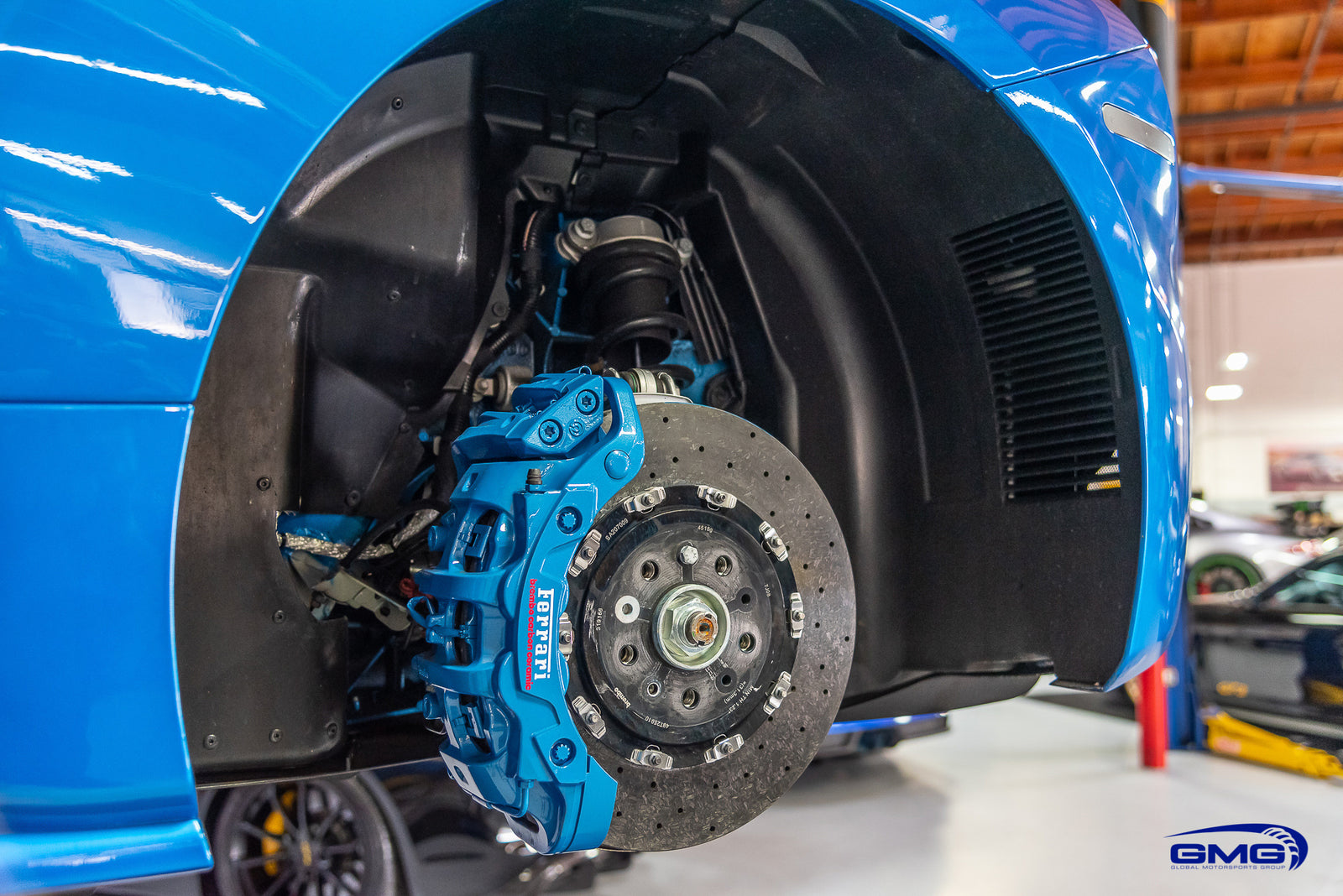 Blue Corsa Ferrari 488 Spider