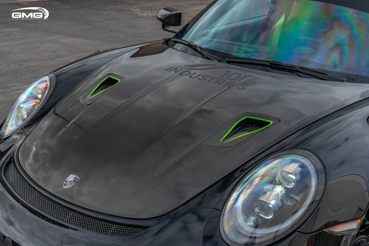 Black and Lizard Green Porsche 991.2 GT3 RS