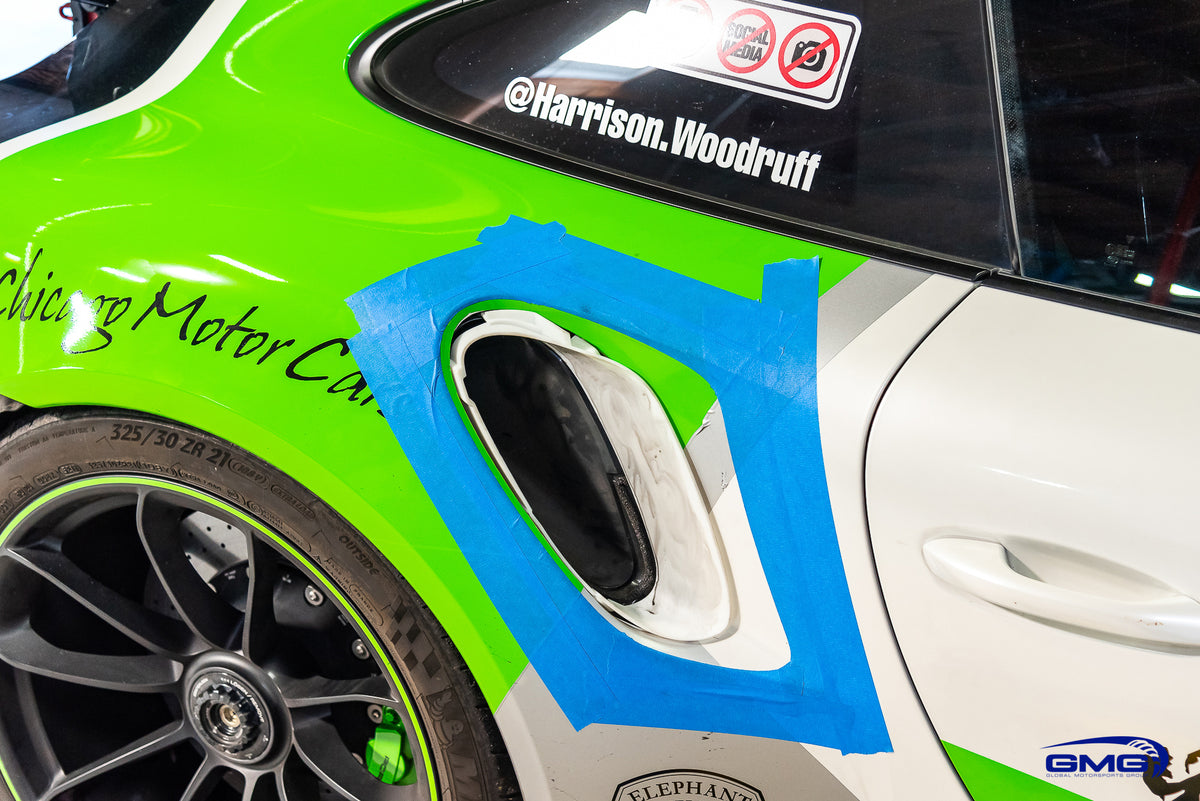 Black and Lizard Green Porsche 991.2 GT3 RS