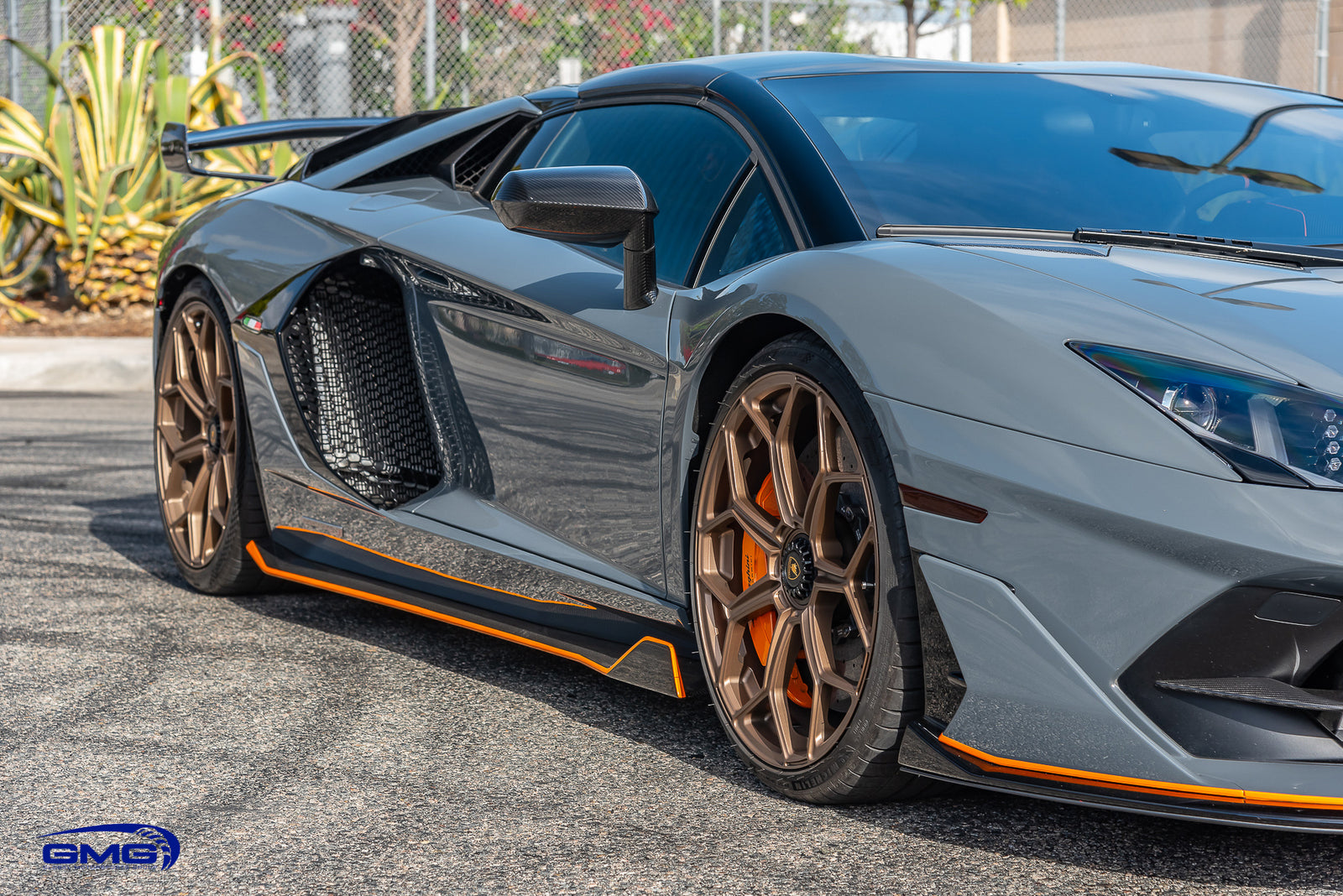 Grigio Telesto Lamborghini Aventador SVJ