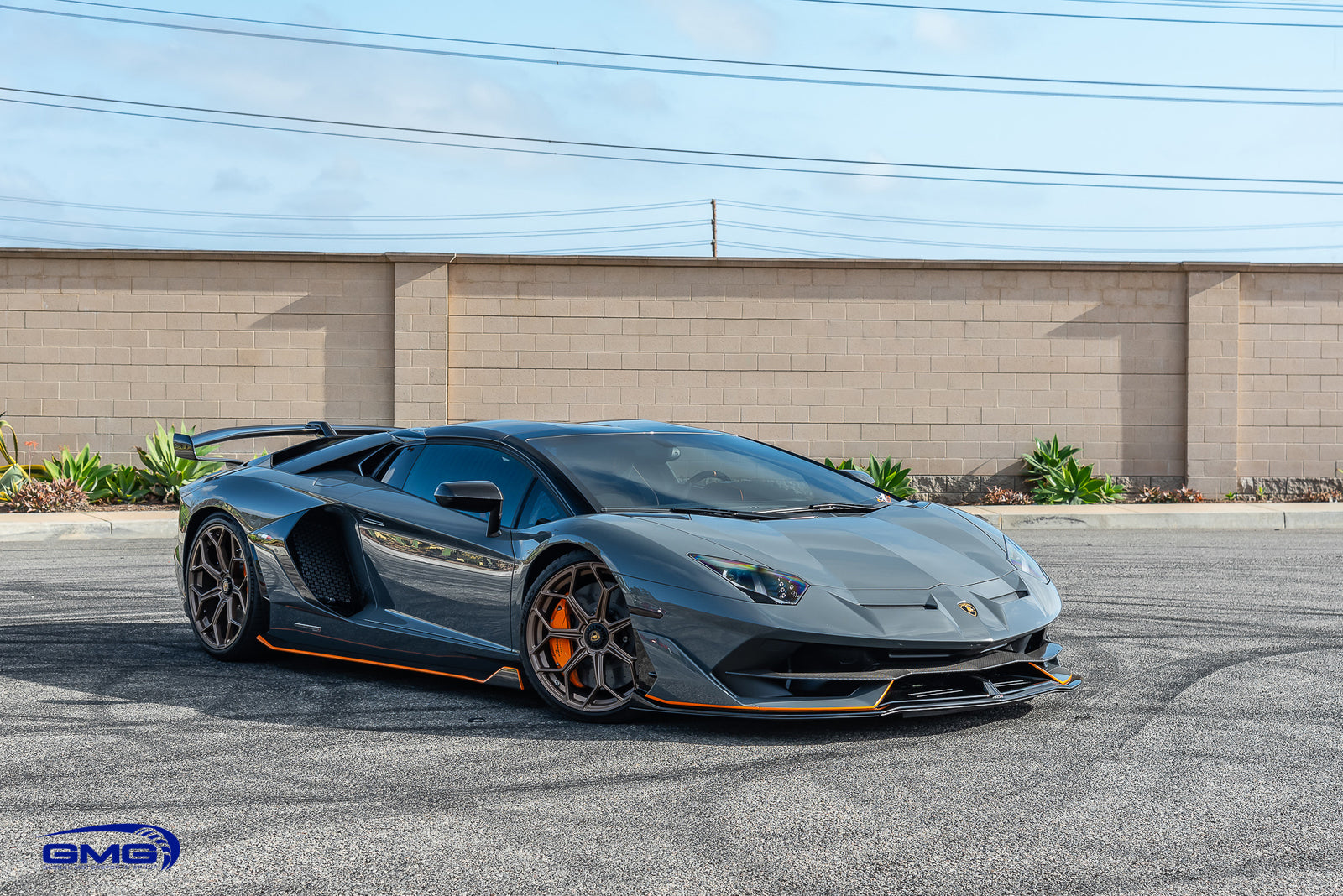 Grigio Telesto Lamborghini Aventador SVJ