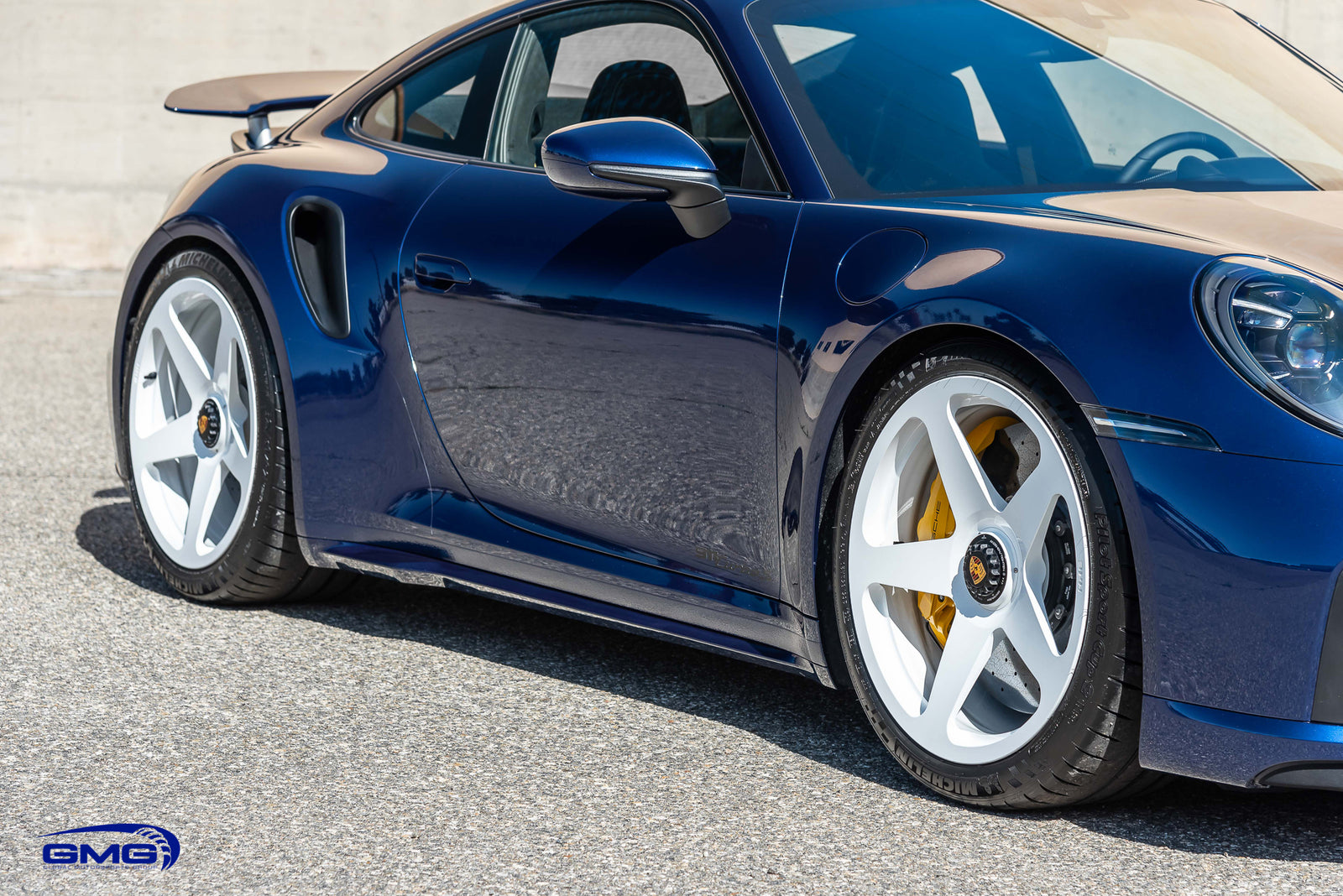 Gentian Blue Porsche 992 Turbo S