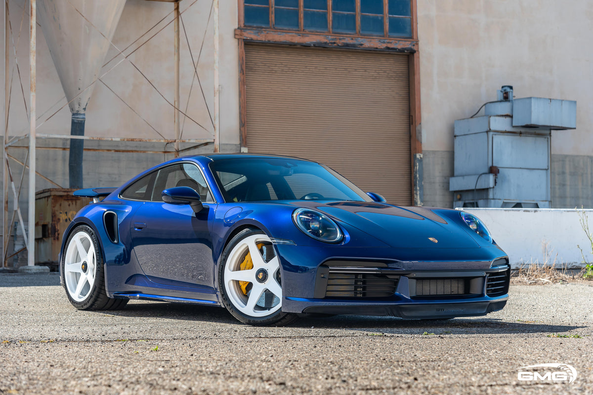 Gentian Blue Porsche 992 Turbo S