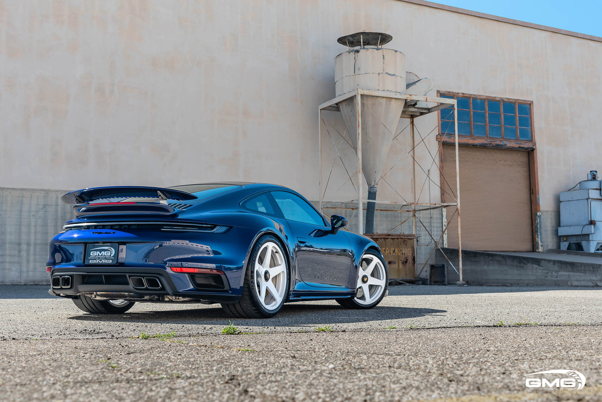 Gentian Blue Porsche 992 Turbo S